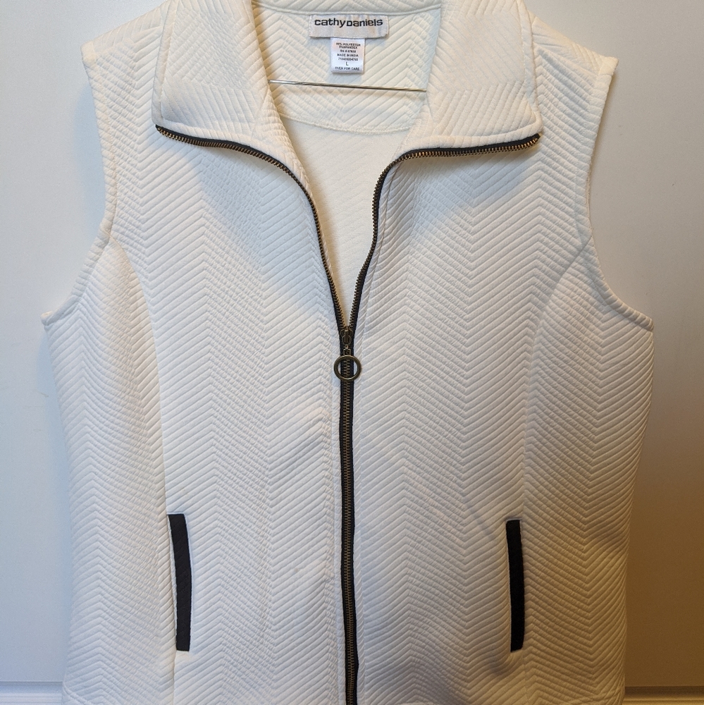 White Cathy Daniels Vest